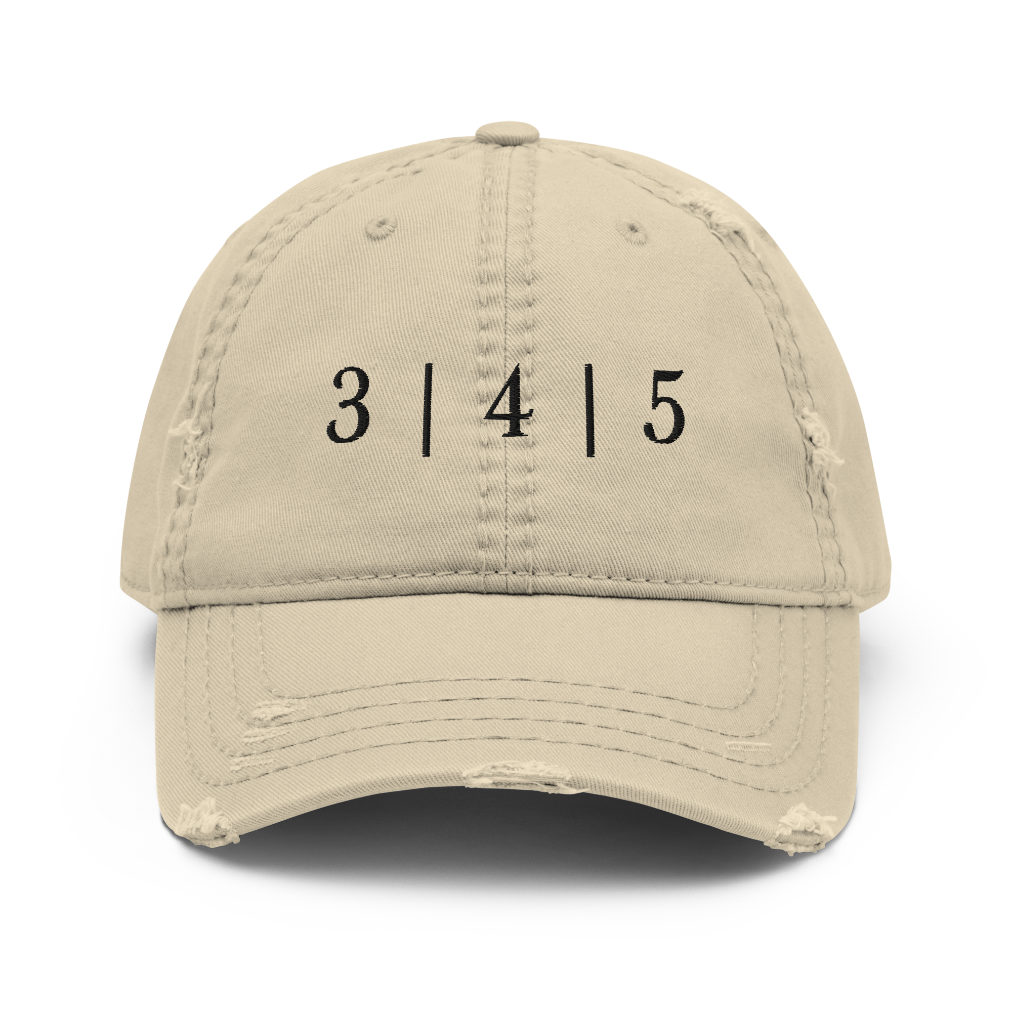 345 distressed hat